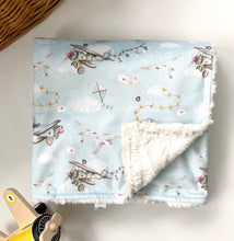 Load image into Gallery viewer, Airplane Cozy Blanket