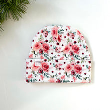 Load image into Gallery viewer, Floral Waffle Knit Beanie