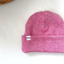Load image into Gallery viewer, Pink Sweater Knit Beanie