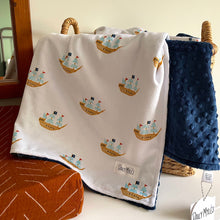 Load image into Gallery viewer, Pirate Ship Cozy Blanket