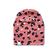 Load image into Gallery viewer, Pink Leopard Slouchy Beanie