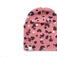 Load image into Gallery viewer, Pink Leopard Slouchy Beanie