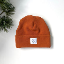 Load image into Gallery viewer, Rust Waffle Knit Beanie