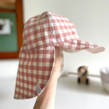 Load image into Gallery viewer, Rose Plaid Sun Hat