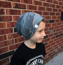 Load image into Gallery viewer, Camo Slouchy Beanie