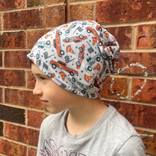 Load image into Gallery viewer, Retro Race Slouchy Beanie