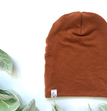 Load image into Gallery viewer, Rust Bamboo Slouchy Beanie