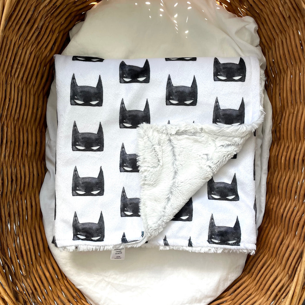 Bat Mask Cozy Blanket