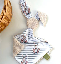 Load image into Gallery viewer, Striped Bunny Bunny Lovey
