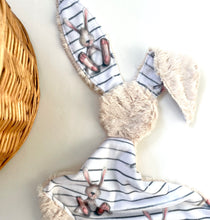 Load image into Gallery viewer, Striped Bunny Bunny Lovey
