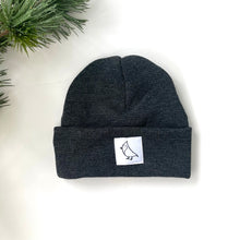 Load image into Gallery viewer, Charcoal Waffle Knit Beanie
