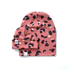 Load image into Gallery viewer, Pink Leopard Slouchy Beanie

