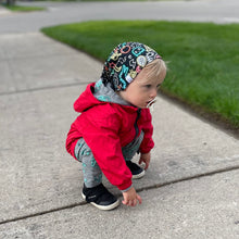 Load image into Gallery viewer, Neon Graffiti Slouchy Beanie
