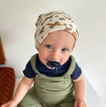 Load image into Gallery viewer, Airplane Ribbed Slouchy Beanie
