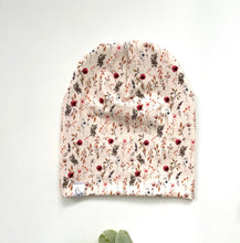 Load image into Gallery viewer, Fairytale Floral Slouchy Beanie
