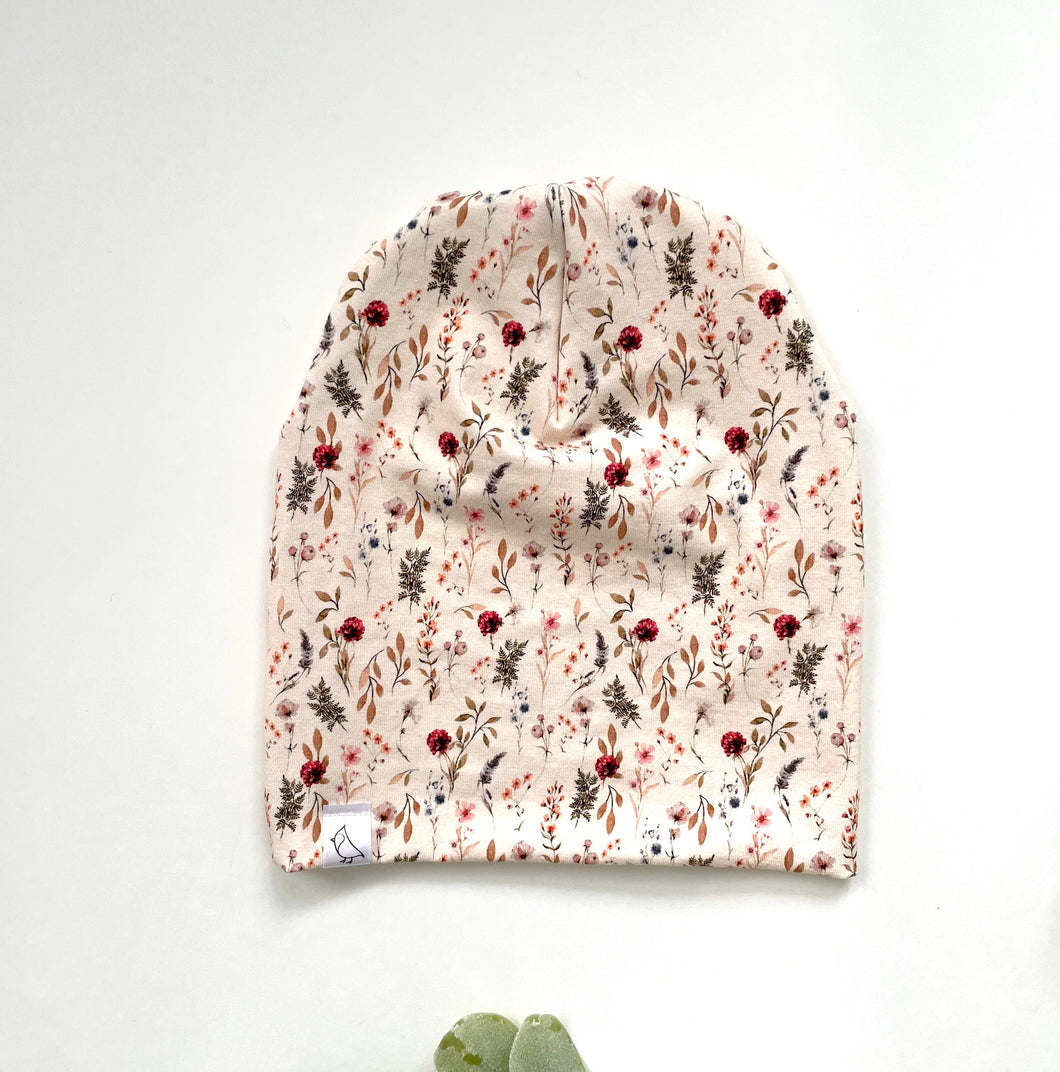 Fairytale Floral Slouchy Beanie