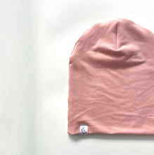 Load image into Gallery viewer, Rose French Terry Slouchy Beanie
