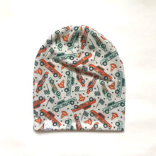 Load image into Gallery viewer, Retro Race Slouchy Beanie
